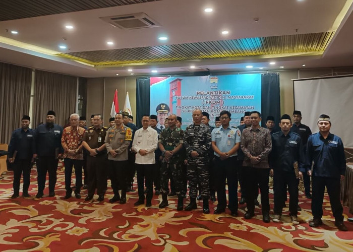 Amankan Pemilu 2024, Pemkot Palembang Lantik 92 Kepengurusan FKDM