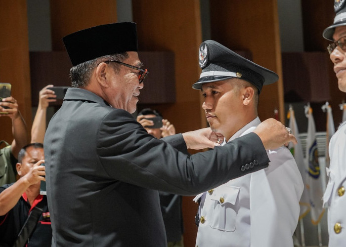 Bupati Muba Lantik Tiga Kades PAW dan Pengurus APDESI
