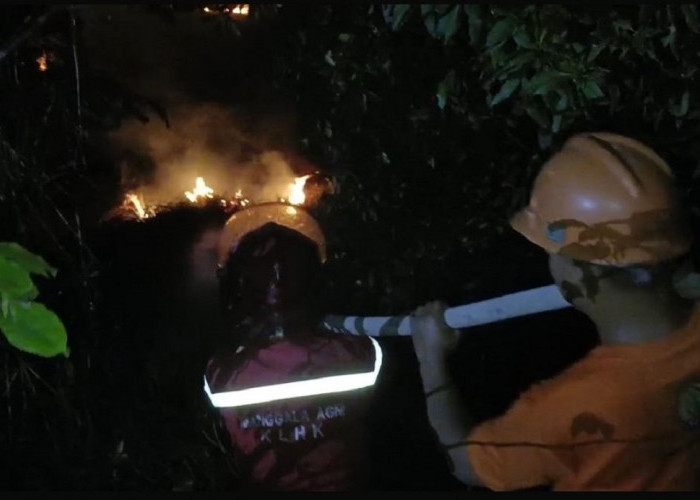 Karhutlah Kembali Terjadi di Sumsel, Sekitar 2 Hektare Lahan di Ogan Ilir Mulai Terbakar
