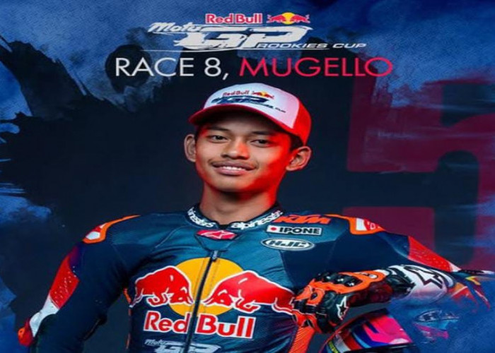 Pembalap Indonesia Veda Ega Bersinar di Mugello Red Bull Rookies Cup Italia 2025