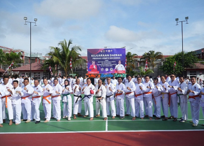 Sengit! Antusias Peserta Rebut Piala Kakanwil Kemenkumham Sumsel di Kejuaraan Daerah Federasi Kempo