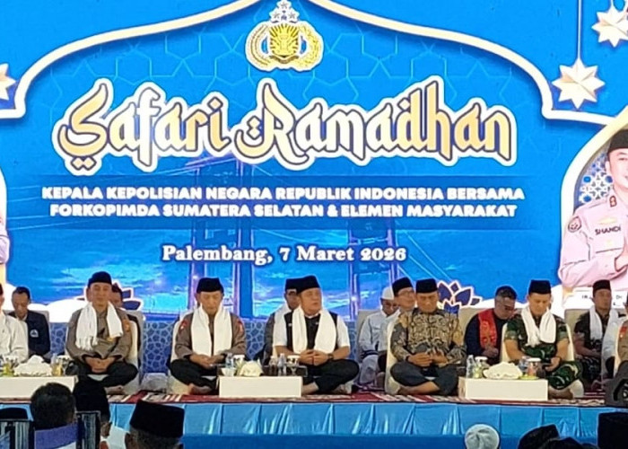 Kapolri Pimpin Safari Ramadan di Polda Sumsel, Tekankan Pentingnya Persatuan Nasional