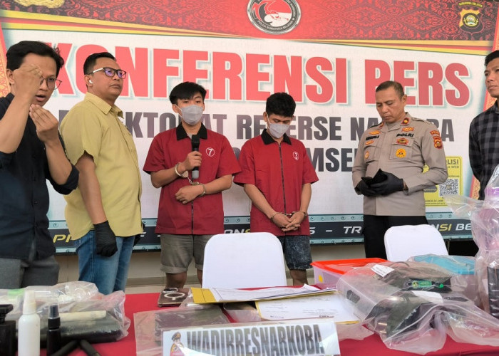 Polda Sumsel Ungkap Narkoba Sintetis Industri Rumahan Beromzet Ratusan Juta, 2 Pelaku Ditangkap!