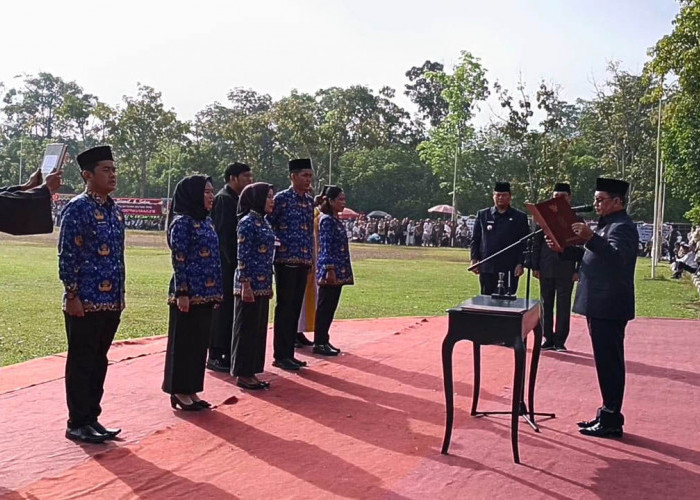 Bupati Banyuasin Askolani Lantik 4.552 CPNS dan PPPK