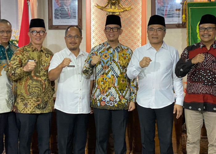 Koordinasi bersama Bupati Bantul, Bupati OKU Bahas Kebijakan Program dan Inovasi Daerah