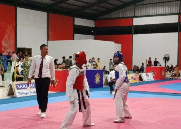 Kodam II Sriwijaya Raih Juara di Nomor Kyorugi Senior U-58 Putra Turnamen Taekwondo Piala Pangdam II Sriwijaya