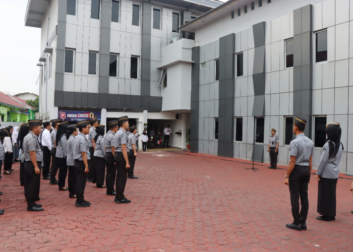 Kemenkum Sumsel Tekankan Pentingnya Disiplin dalam Apel Pagi Pegawai