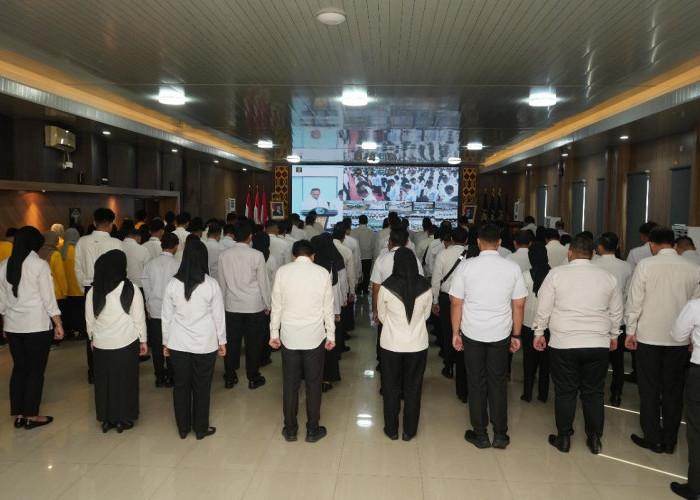 Upacara Hari Lahir Pancasila 2025, Kemenkum Sumsel Teguhkan Komitmen Jalankan Nilai-Nilai Luhur Bangsa