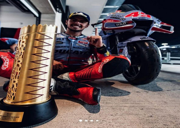Fabio Di Giannantonio Berjaya Juarai MotoGP Qatar 2023 Singkirkan Franscesco Bagnaia