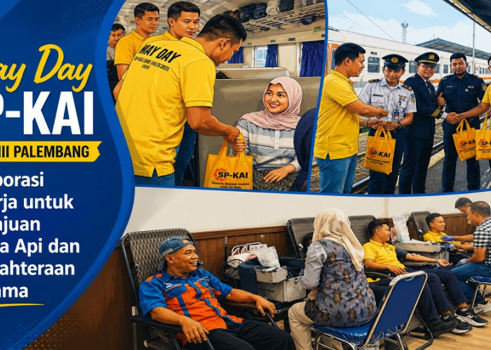 May Day SP-KAI Divre III Palembang: Kolaborasi Pekerja untuk Kemajuan Kereta Api dan Kesejahteraan Bersama 