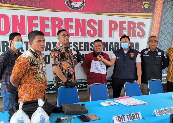 Bandar Narkoba di OKUS Ditangkap, Polisi Amankan Sabu 2,8 Kg dan Senjata Api