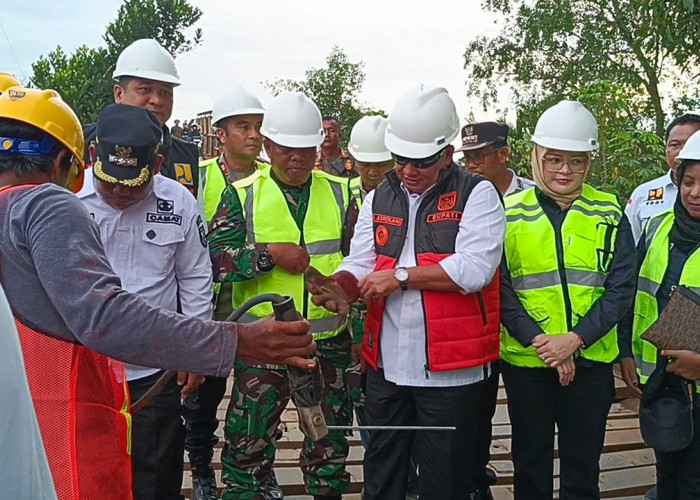 Pemkab Banyuasin Perbaiki Jembatan Tanah Kering di Pulau Rimau yang Viral
