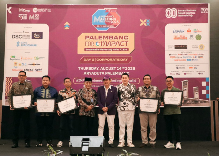PLN UID S2JB Raih Penghargaan Industry Marketing Champion Sumatera Selatan 2025