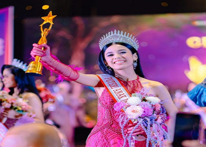 Kalinka Shereen Shaquilla Raih Gelar Winner Puteri Anak Indonesia Sumsel 2025