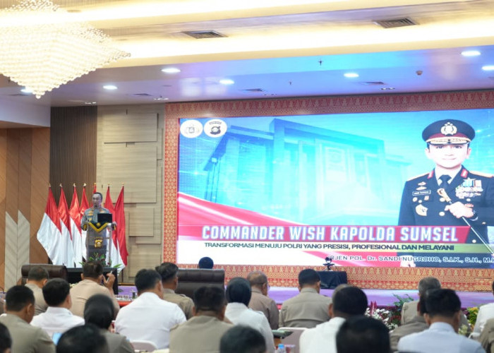 Commander Wish 2026 Digaungkan, Polda Sumsel Siap Kawal Agenda Nasional