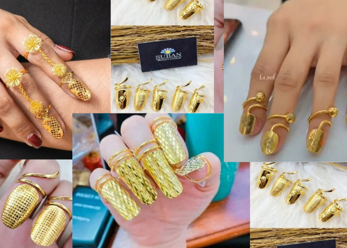 Cantiknya Kuku dari Emas Asli, Tren Mewah yang Memikat Perhatian