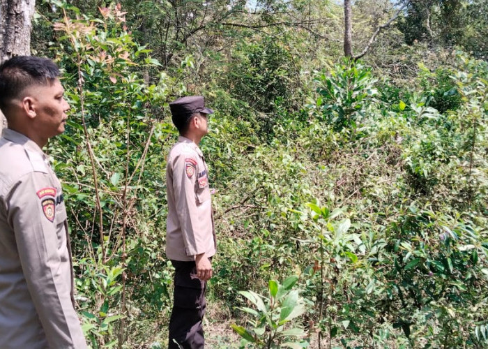 Polsek Tanjung Batu Patroli Titik Rawan Karhutla