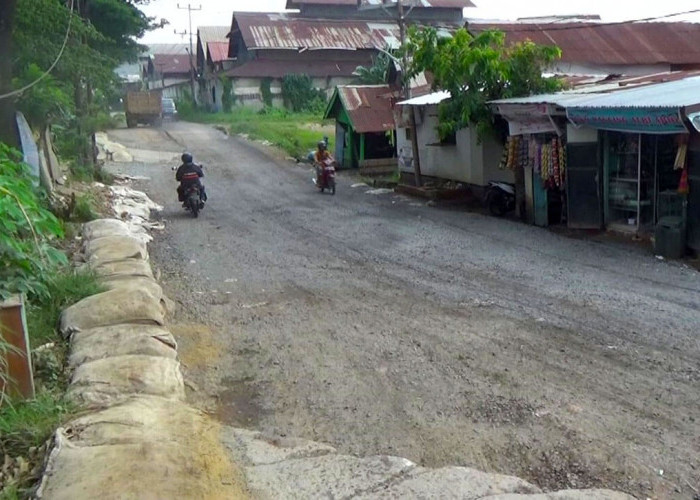 Warga Gandus Kembali Keluhkan Jalan Lettu Karim Kadir yang Belum Diperbaiki Total