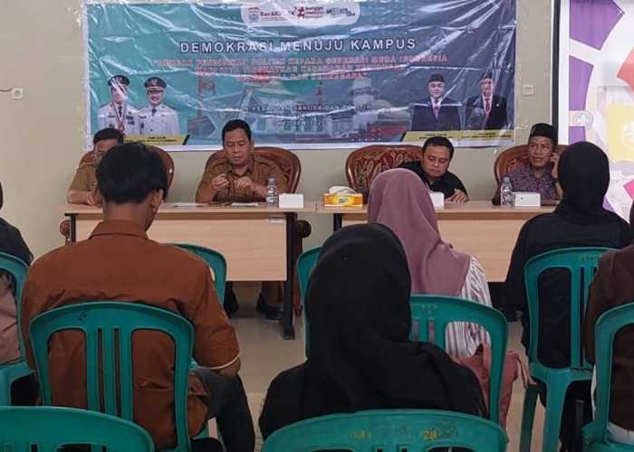 Kesbangpol Kota Palembang Gelar Pendidikan Politik di FIK Universitas Sumsel