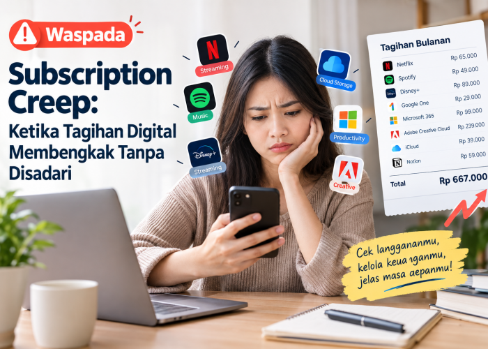 Waspada Subscription Creep: Ketika Tagihan Digital Membengkak Tanpa Disadari