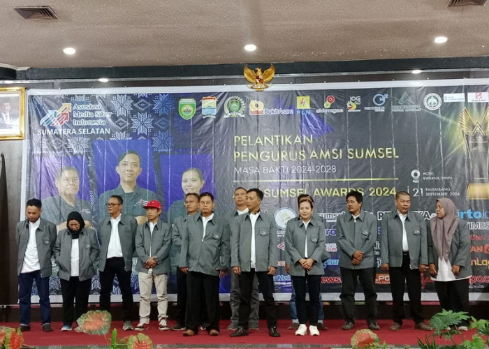 AMSI Sumsel Lantik Pengurus dan Gelar AMSI Sumsel Awards 2024