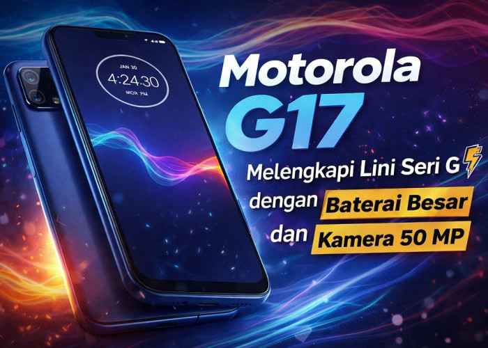 Motorola G17 Melengkapi Lini Seri G dengan Baterai Besar dan Kamera 50 MP