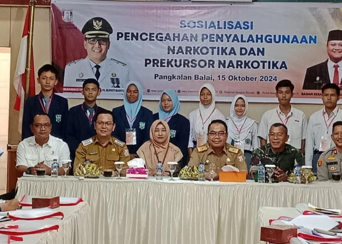 Kesbangpol Banyuasin Gelar Sosialisasi P4GN dan Prekursor Narkotika