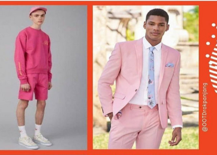 Laki-Laki Pakai Pink Biar Jadi Pusat Perhatian! Ini Ciri Fashion Bold