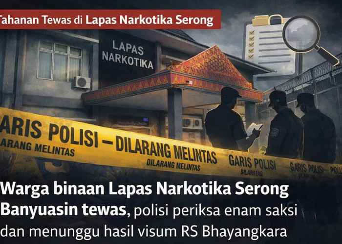 Warga Binaan Lapas Narkotika Serong Banyuasin Tewas, Polisi Periksa 6 Saksi