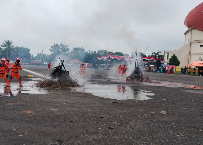 Pemkab dan Stakeholder di OKI Gelar Apel Kesiapsiagaan Karhutla 2025