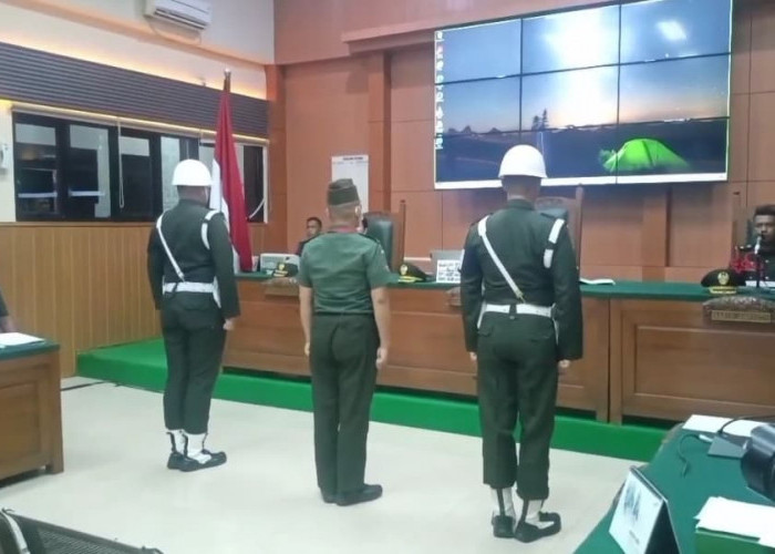 Didakwa Pembunuhan Berencana dan Terancam Hukuman Mati, Kopda Bazarsah Tertunduk Lesu 