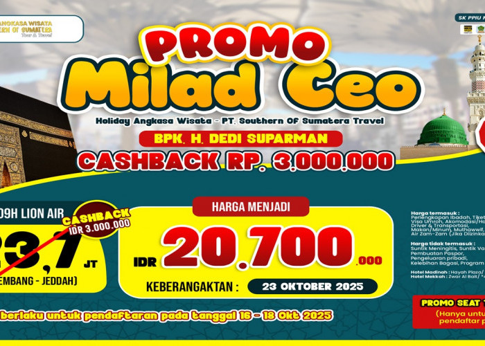 Promo Spesial Milad ke-39 CEO Holiday Angkasa Wisata: H. Dedi Suparman Beri Sedekah Jutaan Rupiah 