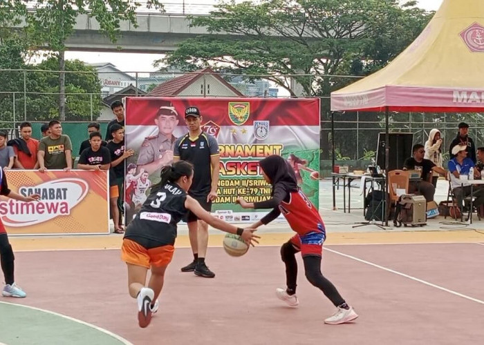 3x3 Basketball Piala Pangdam II Sriwijaya: SMA Negeri 3 Palembang B Libas SMA Muhammadiyah 1 A