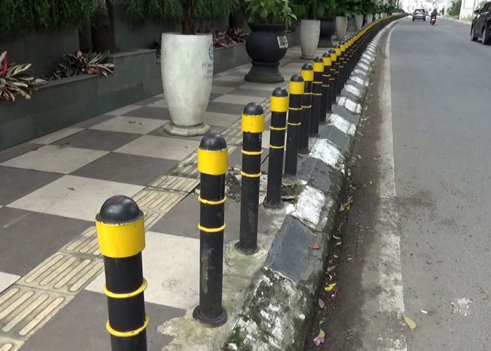 Antisipasi Pencurian, Bollard Jalan di Sumatera Selatan Akan Diganti Beton