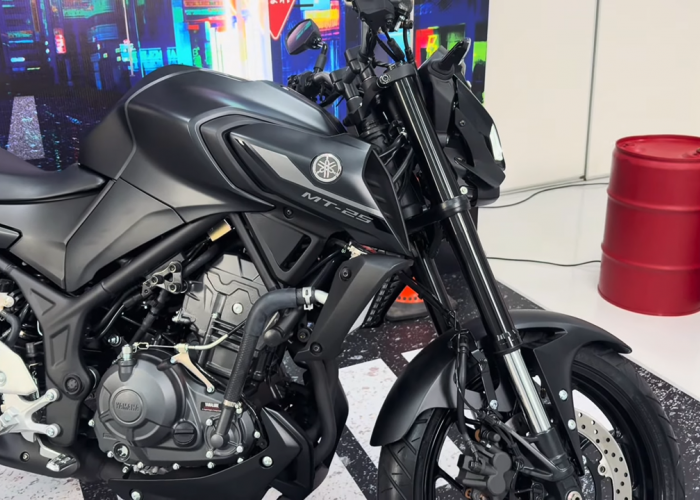 Generasi Terbaru Yamaha MT-25 2025: Black Matte yang Garang dan Modern