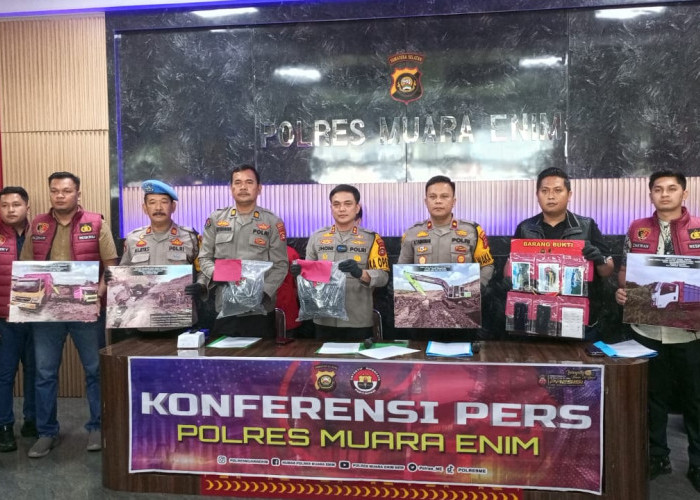 Pekerja dan Pembeli Batubara Ilegal Diamankan Polres Muara Enim