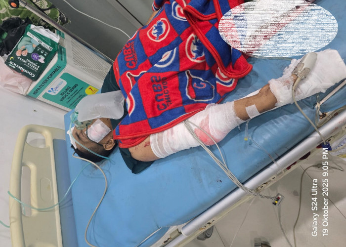 Viral di Medsos, Truk Tabrak Pemotor di Ogan Ilir Hingga Tewas, Sopir Kabur
