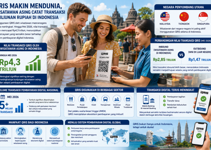  QRIS Makin Mendunia, Wisatawan Asing Catat Transaksi Triliunan Rupiah di Indonesia