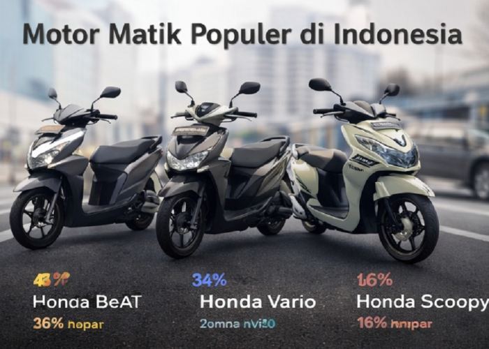 Konsumen Indonesia Semakin Tertarik Motor Matik Populer, Praktis dan Mendominasi Pasar Otomotif