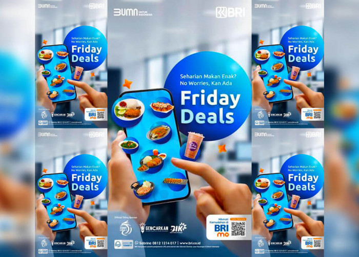 Nikmatnya Friday Deals di BRImo, Dapat Voucher Makan atau Minum dengan Tukar Poin Setiap Jumat