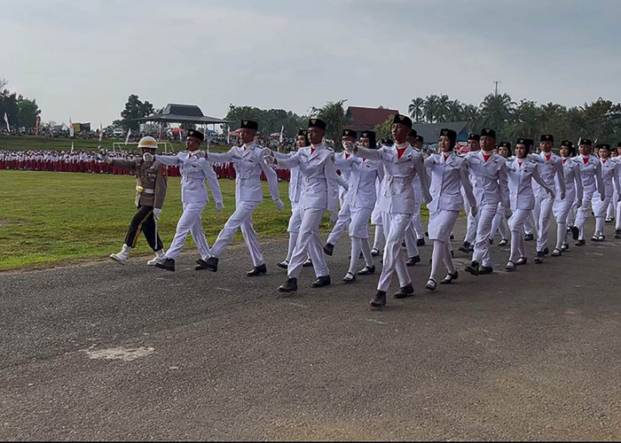 Putra Putri PALI Sukses Kibarkan Sang Merah Putih di Momen HUT Kemerdekaan RI Ke-80