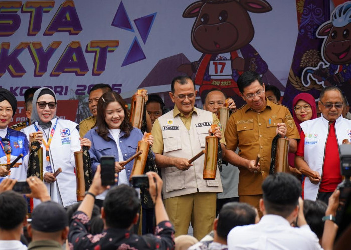 Kanwil Kemenkum Sumsel Hadiri Pembukaan Pesta Rakyat PORNAS XVII Korpri 2025