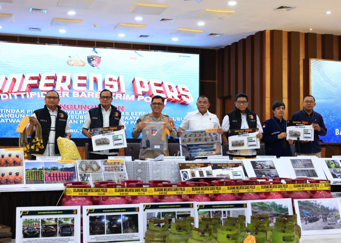 Polri Ungkap Sejumlah Kasus Kejahatan Lingkungan dan Energi, Belasan Tersangka Diamankan