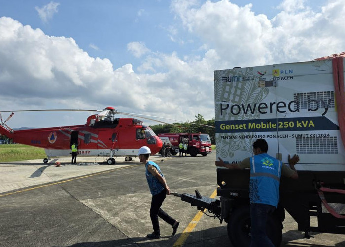 Pulihkan Objek Vital, PLN Terbangkan Genset untuk Listriki RSUD Datu Beru Takengon