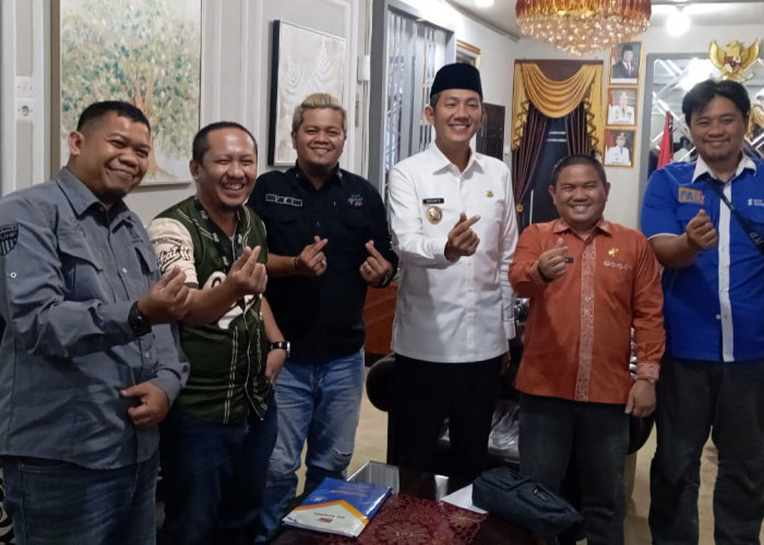 Bupati PALI Asgianto Terima Kunjungan Kerja Sama PALTV