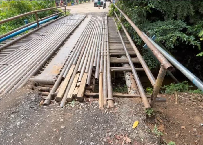 Jembatan PALI-Muba Rusak Serius, Akses Warga Terganggu