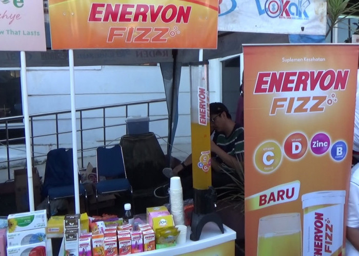 Jaga Stamina! Enervon Hadirkan Suplemen Kesehatan di Jalan Sehat PALTV