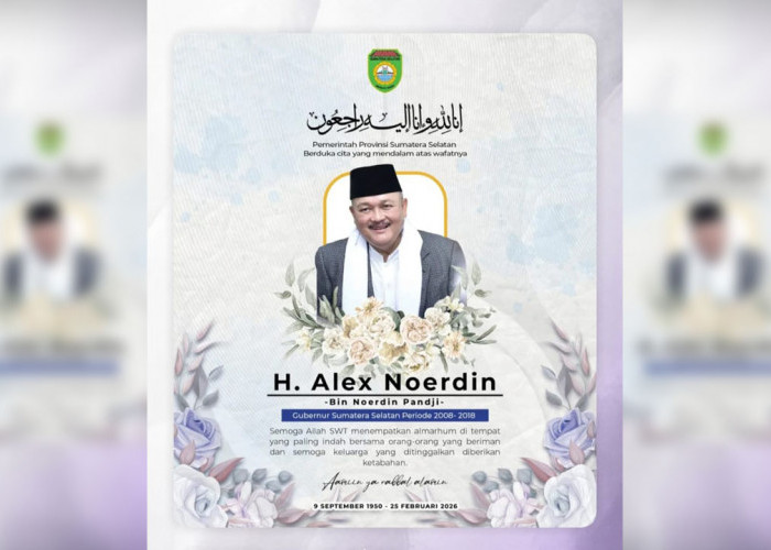 Gubernur Sumsel Herman Deru Sampaikan Duka Cita atas Wafatnya Alex Noerdin