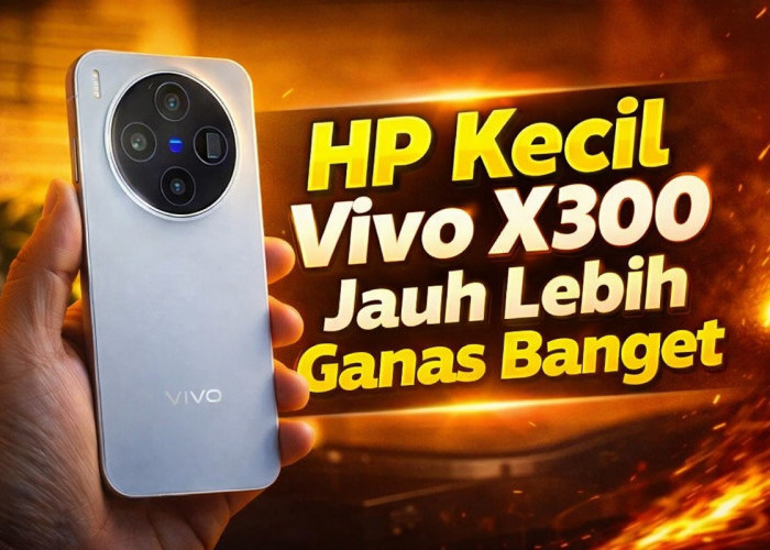 HP Kecil Vivo X300 Jauh Lebih Ganas Banget
