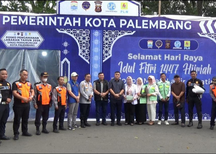Sekda Palembang Cek Kesiapan Posko Lebaran, 500 Personel Disiapkan amankan Pemudik 